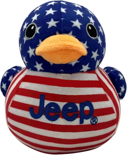 Vista 14 de Jeep Logotipo de Texto Animal de Peluche Pato Negro - Perfecto para Entusiastas Te Han Empollado (Negro)