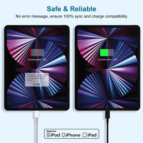 Vista 6 de Cargador para iPhone 17 16 15, enchufe de bloque de carga rápida USB C de 20 W y cable tipo C a C de 6 pies largo para Apple iPhone 17 Pro Max/17