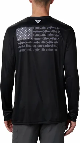 Vista 2 de Columbia Men's Terminal Tackle PFG Fish Flag Ls