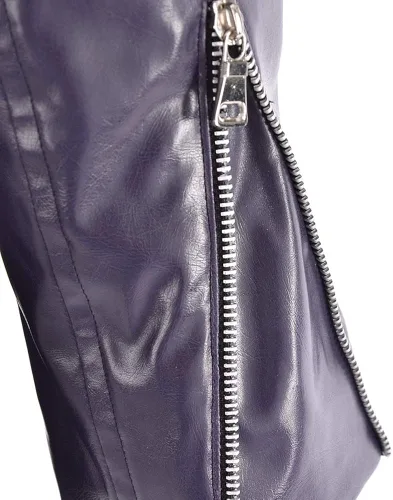 Vista 4 de Cosplayfm Disfraz de anime para mujer uniforme escolar conjunto completo con tocado y calentadores de piernas