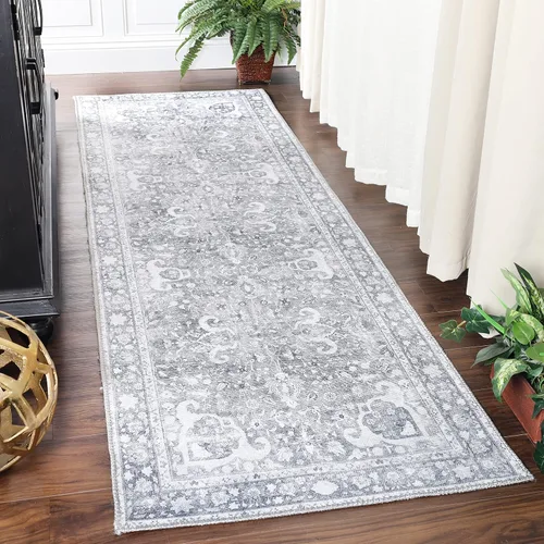 Vista 15 de Superior Alfombra de pasillo de interior para sala de estar, dormitorio, cocina/comedor, oficina, única, alfombras con respaldo de algodón