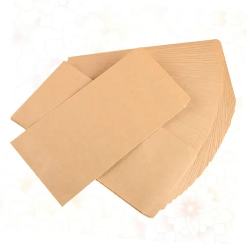 Vista 5 de Sobres de papel Kraft 6.5 in Postal Sizethick 200pcs Diseño retro para eventos