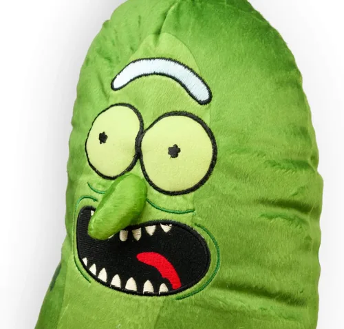 Vista 4 de Pickle Rick - Almohada de peluche de 20 pulgadas, coleccionable, científico de peluche, regalo para fanáticos de Rick y Morty