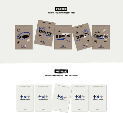 Vista 4 de TXT TOMORROW X TOGETHER - El Capítulo del Nombre: FREEFALL 3er álbum GRAVITY Ver (HUENINGKAI)