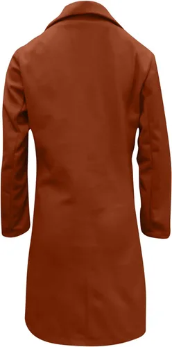 Vista 3 de Long Winter Coats for Women Double Breasted Blazer Camel Pea Trench Coats Lapel Workout Jacket Womens Fall Fashion