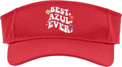 Vista 8 de Retro Groovy Best Azul Ever First Name Mother's Day Girl Sport Sun Visor