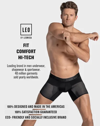 Vista 7 de Faja moldeadora para hombre, de la marca Leo