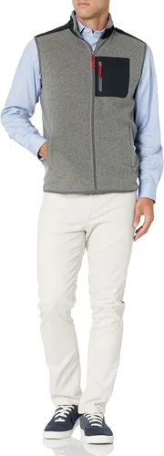 Vista 4 de Tienda Essentials Men's Full-Zip Polar Fleece Vest (Available in Big & Tall)