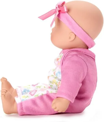 Vista 2 de Madame Alexander Muñeca Bebé Mini Little Cuties de 8 pulgadas, Rosa, Tono de Piel Claro