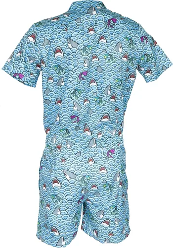 Vista 4 de Funny Guy Mugs Mens Romper - Premium Adult Jumpsuit With Zippered Pockets