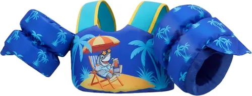 Vista 19 de Gogokids 2-in-1 Toddler Swim Vest Pool Floaties for Kids[CPC Certified & Remove Crotch Strap]Puddle Float Jumper 24-66 Pounds, Toddler Arm Floaties