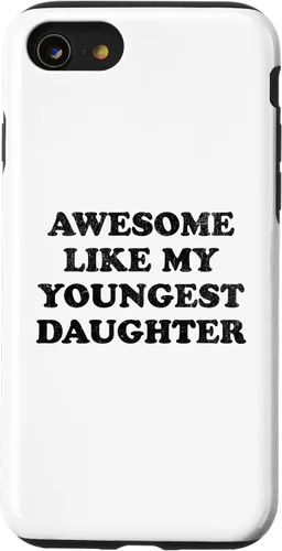 Vista 18 de Awesome Like My Youngest Daughter Funny for Mom Dad Parent Case for iPhone 16