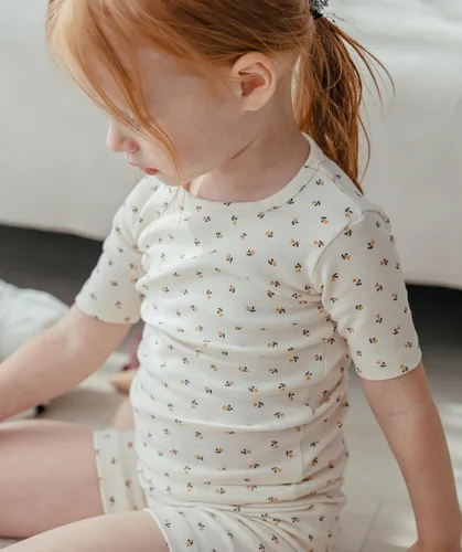 Vista 211 de AVAUMA Conjunto de pijama de algodón para bebés y niñas de 6 meses a 7 años