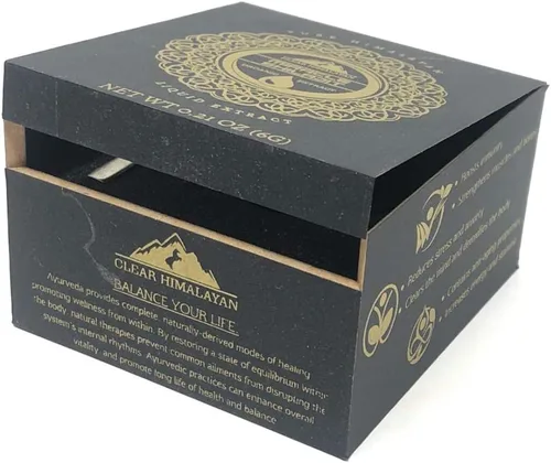 Vista 7 de Resina Shilajit del Himalaya, 60 porciones, auténtica fuente 100% natural de ácido fúlvico y oligominerales (0.21 onzas 2 paquetes) Shilajit