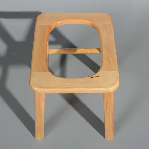 Vista 5 de Asiento de vapor Yoni de madera, trono para vapor V, asiento de vapor V, con cuatro patas silla de vapor Yoni asiento para mujer v vapor H15.7