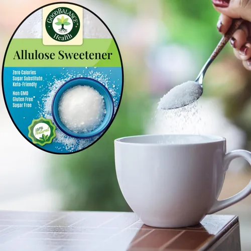 Vista 4 de Good Balance Salud - Edulcorante natural de alulosa 100% pura premium Cero calorías • Bajo glucémico • Sustituto de azúcar 1:1 para hornear, café