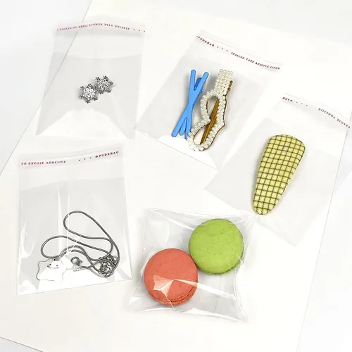 Vista 6 de Morepack - Bolsas de celofán transparentes de 3 x 3 pulgadas, 200 unidades para recuerdos de fiesta de dulces, tamaño mini