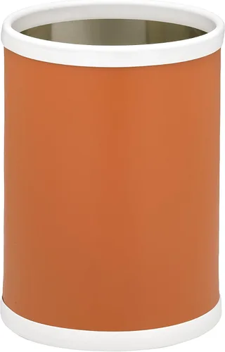 Vista 5 de Kraftware Fun Colors - Papelera redonda, 11 pulgadas, color marfil