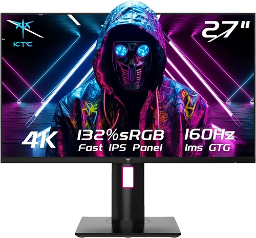 Vista 19 de KTC Monitor para juegos de 24 pulgadas 180Hz - Monitores de computadora 2K 1440P, monitor IPS rápido con HDR 400, sincronización adaptativa, hasta