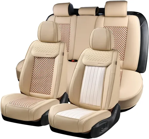 Vista 20 de Coverado - Fundas impermeables para asientos de coche, fundas delanteras para asientos de coche, 2 en 1, fundas protectoras para asientos de coche