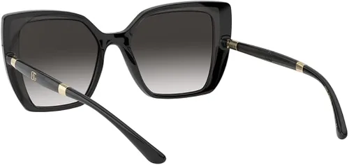 Vista 6 de Dolce Gabbana DG6138 Negro sobre Tranparent GrisGrisGris Gradiente Talla única Negro sobre gris transparente