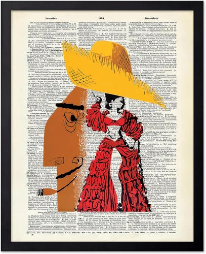 Vista 71 de Poster Master Póster artístico de diccionario, diseño de mariposa sobre gato, arte de gato y mariposa, regalo para veterinarios, amantes