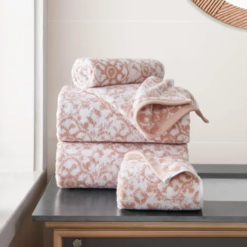 Vista 7 de Jessica Simpson Juego de 4 toallas de baño Aziza Decoración de baño premium Incluye 2 toallas de mano y 2 toallas de ducha 100% algodón