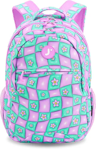 Vista 14 de J World New York Mochila para portátil Cornelia, Baloncesto, Tamaño único, Mochila escolar Cornelia para niños. Linda mochila para laptop para mujer
