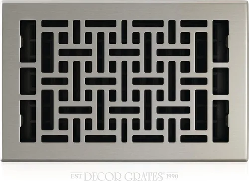 Vista 16 de Decor Grates Registro de suelo oriental AJH212-RB, 2 x 12 pulgadas, acabado de bronce frotado