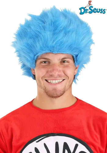 Vista 2 de Elope - Peluca de Dr Seuss Thing 1 Thing 2, para hombre y mujer