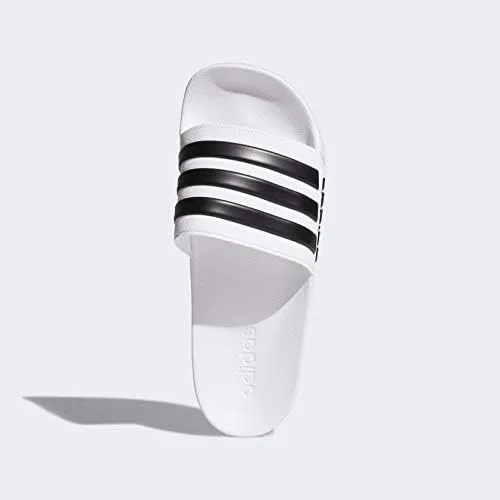 Vista 2 de Adidas Adilette - Sandalias de ducha para hombre, BlancoNegroBlanco