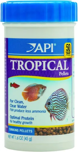 Vista 5 de API PELLETS BOTTOM FEEDER PELLETS WITH SQUID Fish Food Contenedor de 1.3 onzas