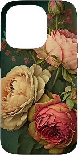 Vista 17 de Boho Shabby Chic Bohemian Roses Vintage Funda con diseño de flores y flores para iPhone 17