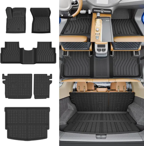 Vista 19 de Rongtaod Alfombrillas de Piso Compatibles con Honda CRV 2023 2024 2025 2026 Forro de Maletero Forro de Carga Alfombrilla de Carga Protector