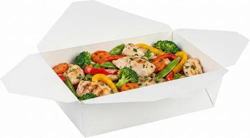 Vista 63 de Restaurantware Bio Tek - Cajas para llevar de 30 onzas, 200 loncheras para llevar, cierre de tabulación, resistentes al calor, desechables, de papel
