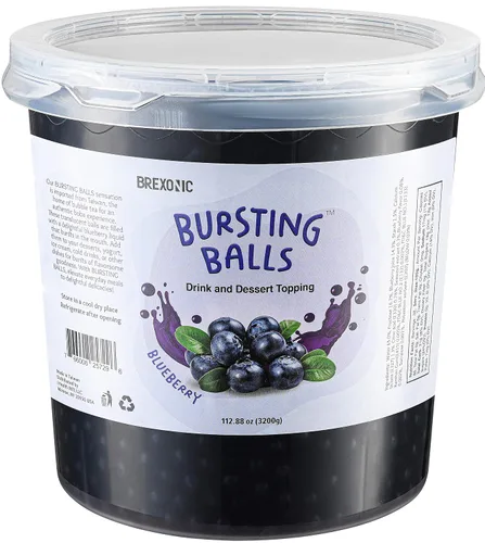 Vista 3 de Perlas Boba de fruta de la pasión, bolas de té explosivas, bebida y cobertura de postre, perlas de tapioca de burbujas de maracuyá para té