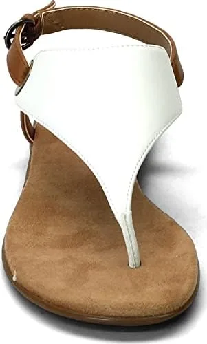 Vista 2 de Aerosoles Sandalias tipo tanga para mujer, Blanco, 8
