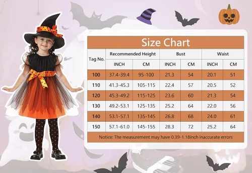 Vista 2 de Happy Cherry Disfraces de Halloween para niñas, disfraz de bruja de cuento de hadas, vestido de tutú elegante para cosplay