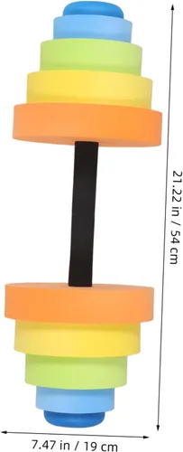 Vista 2 de KICHOUSE Adjustable Eva Foam Dumbbell for Boy Girl Lightweight Water Aerobics Exercise Equipment for Boy Girl for Kindergarten Fitness Activities