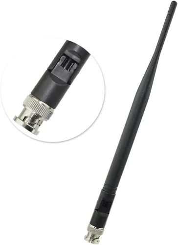 Vista 6 de Bingfu Antena receptora de micrófono inalámbrico UHF 400 MHz-960 MHz BNC Antena macho (paquete de 2) para sistema de micrófono inalámbrico, receptor