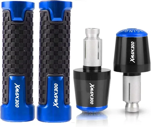 Vista 9 de Motorcycle for Y&AMAHA XMAX300 All Years Xmax 300 2017 2018 2019 2020 2021 Motorcycle 7/8'' 22mm Hand Handle Grips Handlebar Grip Ends Plug