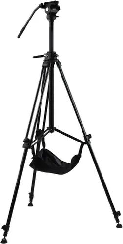 Vista 2 de Kit de trípode de columna ascendente con Ga230 y Gh03F (E-Image) con bolsa de piedra, funda de transporte y correa para el hombro