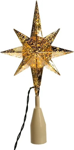 Vista 5 de Kurt Adler UL 10 Luz Dorado Estrella de Belén Adorno para Árbol