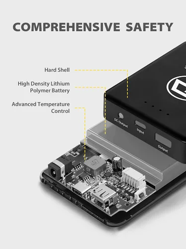 Vista 2 de PTAHDUS Batería de 7.4 V con cargador de batería recargable de 5000 mAh para chaquetas con calefacción, sudaderas con capucha y chalecos