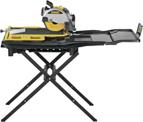 Vista 2 de Sierra para azulejos en mojado DEWALT con soporte, 10 pulgadas, 15 amperios, 1,220 WMO, con cable (D36000S)