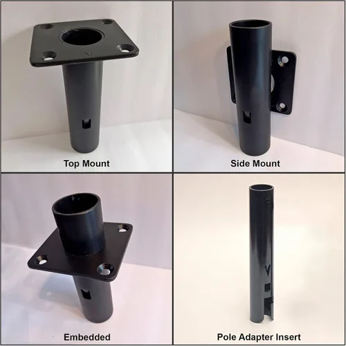 Vista 2 de Pilot Rock Patio Buddy - Soportes de paraguas extraíbles para paios, mesas, documentos, cubiertas y barcos - Fabricado en Estados Unidos