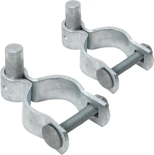 Vista 16 de VIVIDA Bisagra de puerta de enlace de cadena de 1-3/8", bisagra de poste macho galvanizado, para poste de diámetro exterior de 1-3/8", herrajes