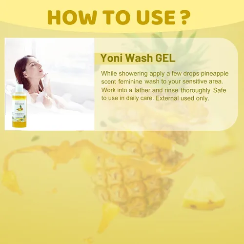 Vista 6 de Yoni Wash - Jabón femenino para mujer, equilibrio de pH, lavado vaginal para hidratación vaginal, gel íntimo de cuidado femenino de verano, gel