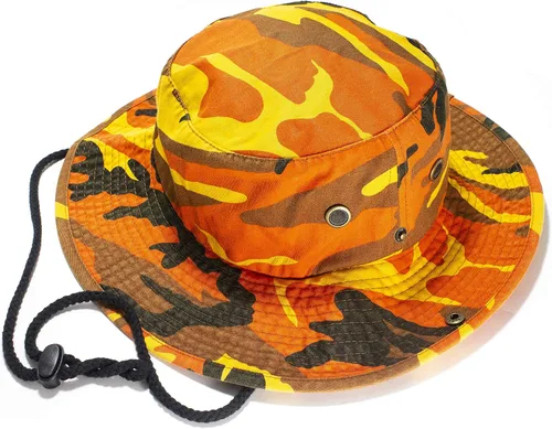 Vista 4 de Unisex 100% algodón Camo Bucket Hat Pesca Caza Camping Safari Boonie Sun Summer camuflado (City Camo)