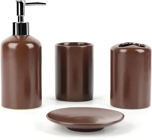 Vista 8 de WPM WORLD PRODUCTS MART Juego de 4 piezas para baño